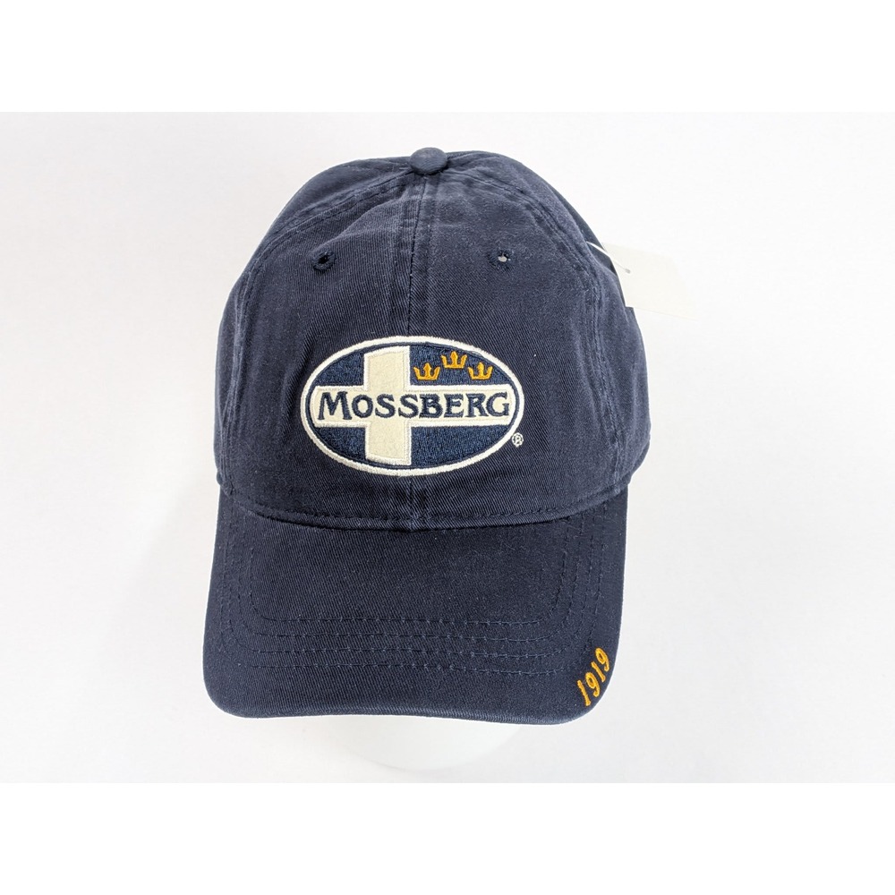 Mossberg Baseball Cap Navy Blue White Yellow Red 1919 Cotton Hat SKU 99254
